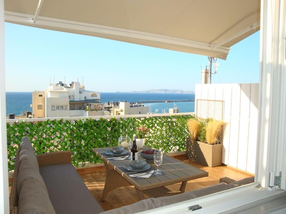 Centre Penthouse With Seaview Leilighet Iraklio Eksteriør bilde